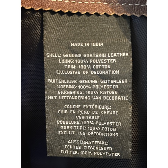 Harley Davidson Madrona Leather Hooded Jacket Brown Size S Biker Motorcycle - Picture 12 of 12